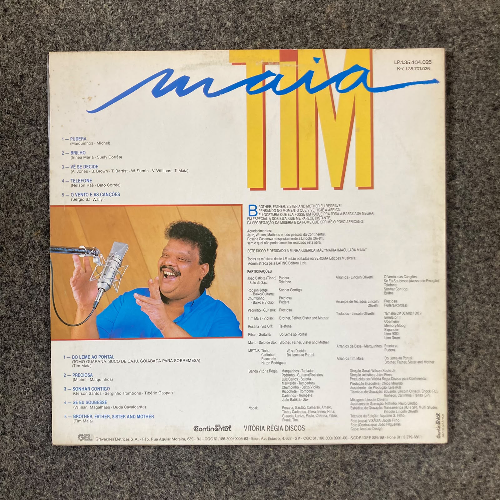 Tim Maia - Tim Maia (1986) - Thumbnail 2